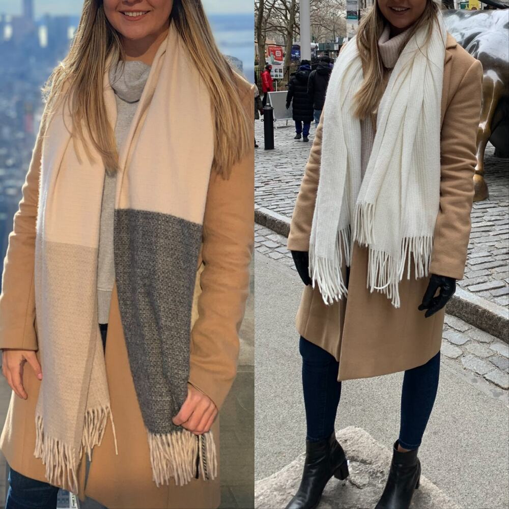 J. Crew Wool Cashmere Camel Pea Coat